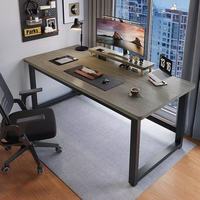 Bureau double simple pour chambre à coucher, usage domestique, bureau d'étude, bureau d'écriture simple, bureau rectangulaire, bureau d'ordinateur