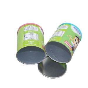 Tùy Chỉnh Nhôm Lá Giấy Kín Có Thể Xi Lanh Bao Bì Giấy Có Thể Container Giấy Thực Phẩm Có Thể Cho Chất Béo - Product Image 2