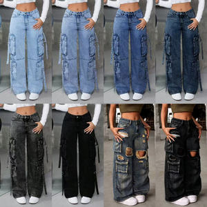 Phụ Nữ Mới Phong Cách Mỏng Bút Chì Quần Jean Dây Kéo Chân Túi Đàn Hồi Quần Áo Trắng Quần Biểu Tượng Eo Lỏng Phù Hợp Với Giản Dị - Product Image 3