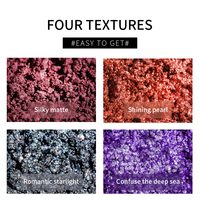 Échantillon gratuit de marque privée, grande palette de fards à paupières, perle brillante, étanche, longue durée, maquillage des yeux de haute qualité OEM/ODM