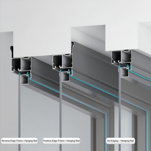 Fenêtre coulissante en aluminium à isolation thermique de style américain moderne, personnalisable en usine HUANYA, OEM/ODM, pour salon - Product Image 4