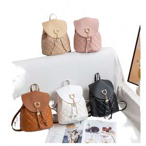 Sac à dos simple pour femmes en gros, idéal pour les lycéennes, les étudiantes et les voyages. Sac à dos en velours cotele parfait. - Product Image 4