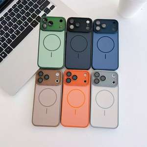 Custodie Protettive Magnetiche per Telefono in TPU+PC con Pellicola per Obiettivo a Fori Precisi, Delicate sulla Pelle, per iPhone/Samsung/Redmi, <span class=keywords><strong>Ufficiali</strong></span> della Fabbrica BAILI - Product Image 1