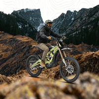 Vélo électrique tout-terrain pour adultes Light Bee X noir et blanc avec frein à disque hydraulique, puissant pour la montée, moto électrique