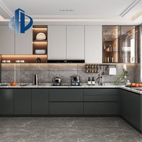 Design moderne adapté aux ensembles d'armoires de cuisine pour villa