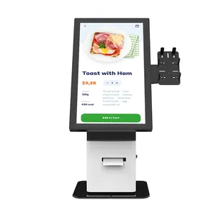 Macchina interattiva da 21.5 pollici per chiosco di pagamento self service touch screen per negozio conveniente