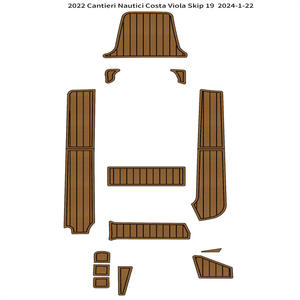 2022 Cantieri Nautici Costa Viola Skip 19 Yacht & Marine EVA Teak Engineered <b>Flooring</b> - Product Image 1