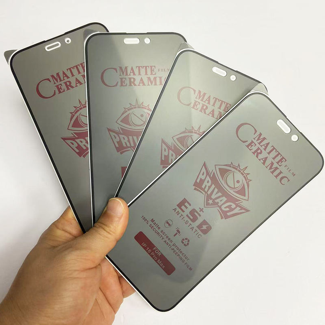 Privacy Matte Explosion-proof PET Nano Flexible Unbreakable Ceramics Film Screen Protector for iPhone 17 Pro Max 16 15 14 13 12