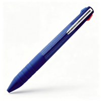 Stylo multi-usage compact Uni Jetstream SXE3-JSS-05 3-en-1, encre noire, rouge et bleue, 0,5 mm, stylo à bille rétractable en plastique, unisexe, Japon
