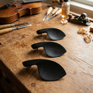 Repose-menton pour violon en ébène indien de haute qualité, style Love, taille personnalisée, qualité 110 % naturelle - Product Image 2