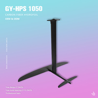 Usine personnalisée GY HPS 1050 aluminium carbone mât Efoil feuille pompe aile vers le bas aile Sports nautiques vague planche de surf surf hydroptère