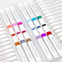 Marqueurs de peinture acrylique 72 couleurs, stylos de peinture acrylique à pointe fine pour le bricolage et l'artisanat.