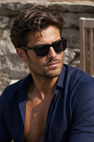 Lunettes de soleil polarisées anti-reflet Conchen Classic Square 2026, personnalisables avec logo, prêtes à être expédiées, pour hommes et femmes