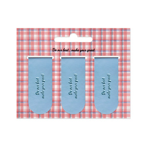 SIDAIXUE PU Leather Magnetic Labels Customized Bookmark Page Markers for Promotion&Gifts