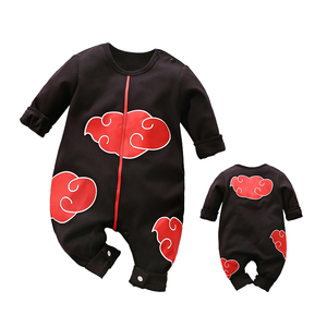 ชุดจั๊มสูทการ์ตูนอนิเมะเด็กทารก ผ้าฝ้าย 100% ติดกระดุมแป๊ก แฟชั่นสำหรับเด็กผู้ชายและเด็กผู้หญิง ชุดรอมเปอร์สำหรับเล่นบทบาทสมมติ ขายส่งเสื้อผ้าเด็ก - Product Image 1