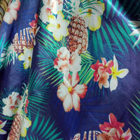 Bon prix coloré conception personnalisée floral stretch polyester soie impression satin tissu