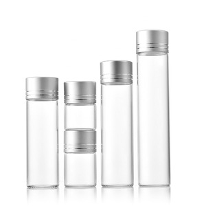 22mm lớn trong suốt Ống ThủY Tinh chai bạc quá trình oxy hóa vít <span class=keywords><strong>cap</strong></span> Sub-Đóng chai rỗng cho Đông Trùng Hạ Thảo mục tiêu khán giả người tiêu dùng - Product Image 5