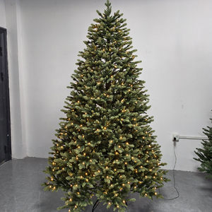 Árbol de Navidad de Abeto de Alta Calidad, Grande y Grueso, de 240 cm (8 pies), 100% PE, Sin Mal Olor, con Base Giratoria - Product Image 6