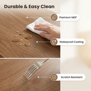 Tavolino da Caffè con Piano Sollevabile, Tavolo Centrale in Legno Scanalato con Anta Scorrevole, Tavolino Quadrato da 75,5 cm con Vano Portaoggetti per Soggiorno - Product Image 2