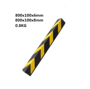 800mm Right Angle Parking Safety Reflective Nylon Corner Guards For Walls