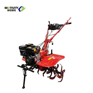 Factory Price Gasoline Mini Tiller Manual Motor Cultivators with Compact Structure