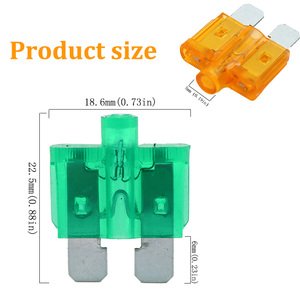 Auto Car <strong>Fuse</strong> ATC ATO Auto <strong>Fuse</strong> Use for Cars 5A 7.5A 10A 15A 20A 25A 30A 35A 40A With Indicator Light Blade <strong>Fuse</strong> - Product Image 2