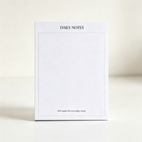 Papier à écrire de haute qualité, lisse, pour la prise de notes quotidiennes, feuilles de mémo personnalisées pour le bureau, papeterie professionnelle, bloc-notes