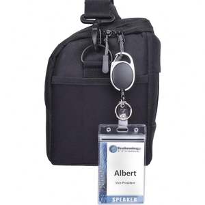 Porte-badge rétractable avec mousqueton et clip, étui vertical étanche pour carte d'identité – Offre Spéciale - Product Image 4