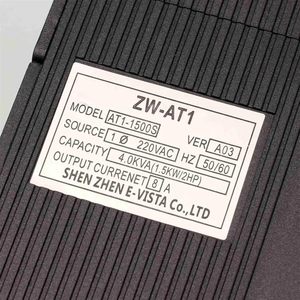 Shen Zhen ตัวแปลงความถี่ ZW-AT1 E-Vista 1.5KW 220V ไดรฟ์ปรับความเร็วเฟสเดียวสำหรับควบคุมมอเตอร์ - Product Image 2