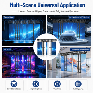 Sistema de Pantalla LED Móvil con Estructura de Aluminio Modular, Rectangular, de Conexión Rápida, Color <span class=keywords><strong>Azul</strong></span> - Product Image 2