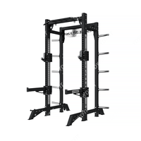 Machine Smith Commerciale en Acier Inoxydable pour Musculation avec Rack Semi-Complet pour Entraînement des Triceps et des Biceps