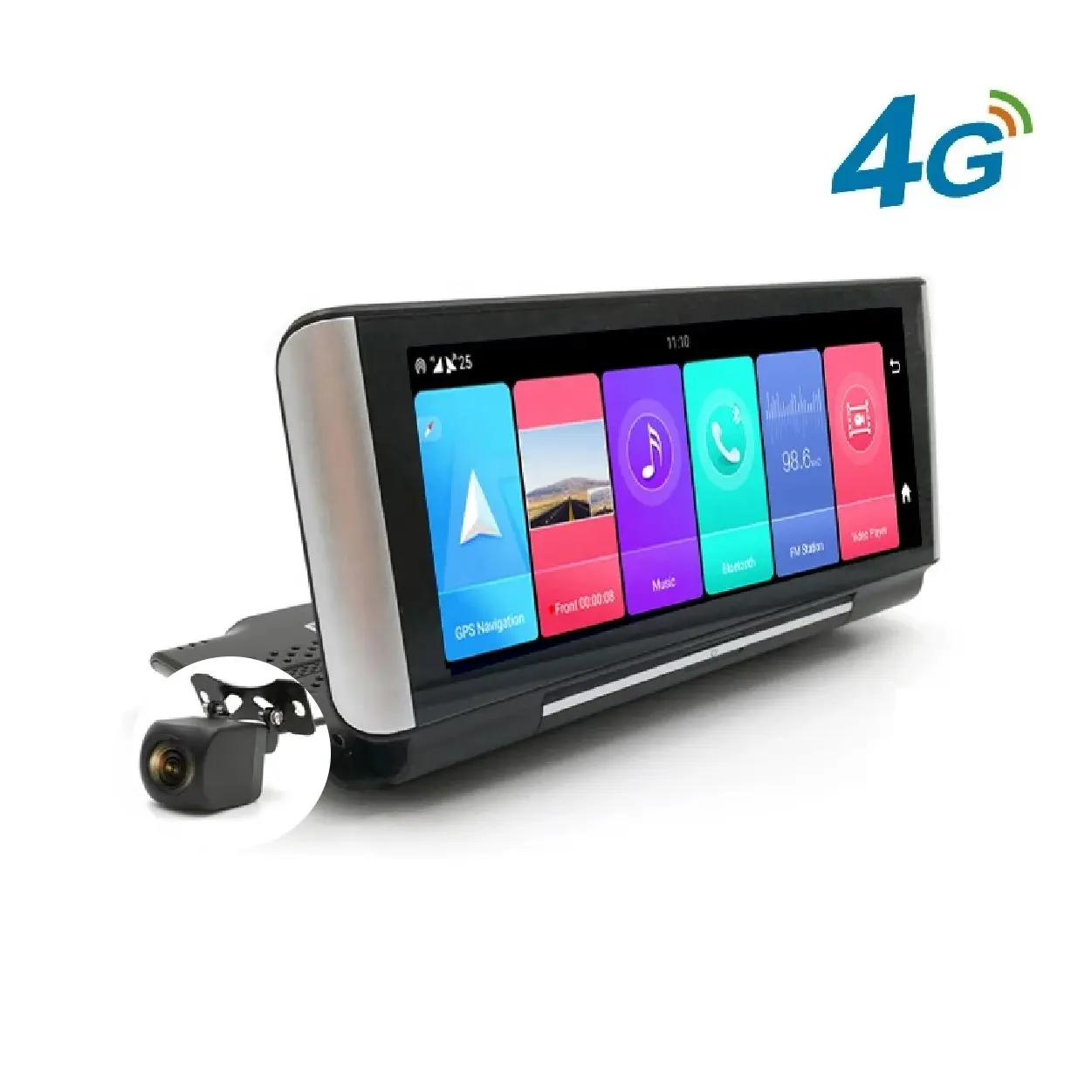 7 Inch 2GB + 32GB Wifi Autostereo Android Car Đài Phát Thanh Gps Navigation Car Video Recorder Ống Kính Kép Bảng Điều Khiển Máy Ảnh Đậu Xe Monitor
