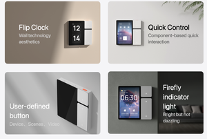 Szmyq tuya nhà thông minh tích hợp với wifi IR điều khiển Dimmer chuyển đổi 3.5 inch màn hình cảm ứng thông minh Bảng điều khiển - Product Image 5