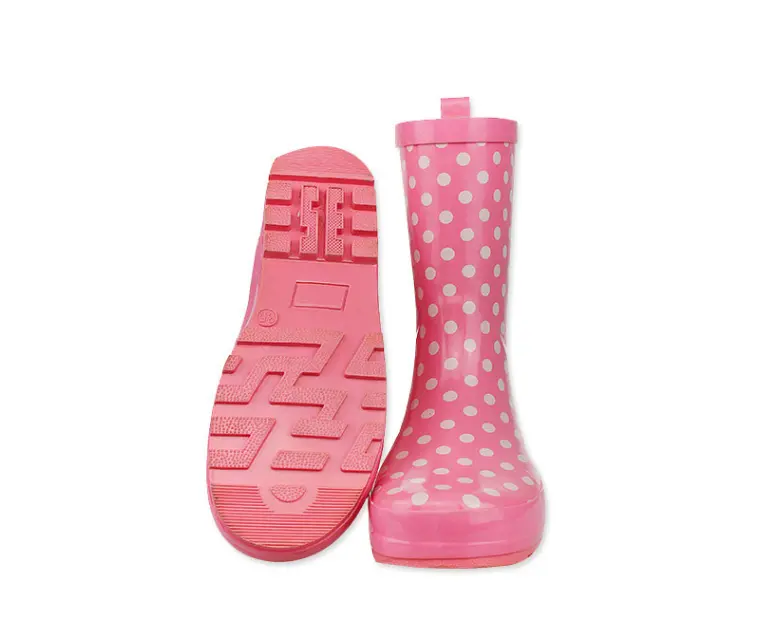 Fashion Non-Slip Water Proof High Quality PVC Winter Gum Boots for Kids Rain Gear
