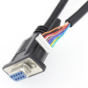 Aangepaste DB9 seriële kabelassemblage mannelijk naar vrouwelijk RS232 D-Sub kabel voor industriële besturingsapparatuur - Product Image 4