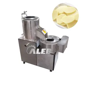 Linea di produzione professionale di patatine fritte nuovo design macchina per sbucciare e tagliare le patatine fritte