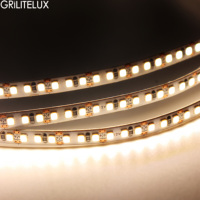60 120 240LED 12V blanc chaud 3mm 4mm 5mm Largeur ultra Mince Étroit Flexible A MENÉ LA Lumière De Bande pour la boîte à lumière miroir