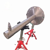 Tube d'injection par pulvérisation en titane pur, composants internes de tour en alliage de titane Gr2, tuyau de distribution de liquide résistant à la corrosion Gr1