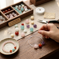 Perles de citrouille en pierre naturelle sculptée, plusieurs types, articles en stock d'usine pour la fabrication de bijoux faits main, vente en gros, perle de quartz rose