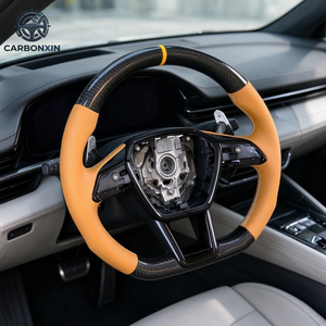 Volante de Fibra de Carbono Personalizado para Audi A4 B8 B9 A3 8p A6 RS3 Q3 A1 A5 C6 C7 C7.5 C8 B6 B7 B8.5 8V RS5 RS6 RS7 S5 S6 S7 A7 - Product Image 6
