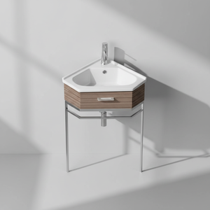 Comptoir D'évier moulé Triangle Évier En Céramique Lavabo T-Y9068 - Product Image 1