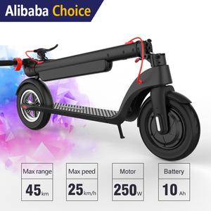 EU USA Kho Giá thấp dành cho người lớn scuter điện hai bánh xe scooter HX 201-500W 350 W 30-45km 300lbs 32 km/h unisex X8 Escooter - Product Image 2
