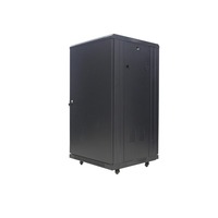19 "noir en acier laminé à froid de capacité de chargement du Cabinet 800kgs de réseau de données du support 22U de serveur