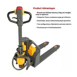 Ningbo Ruyi <span class=keywords><strong>Xilin</strong></span> Little King Kong Tipo Caminhada Empilhadeira Nova Condição Empilhadeira Hidráulica Totalmente Elétrica - Product Image 2