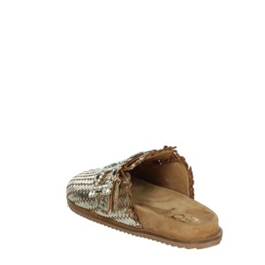Sabot 90 sandali con tacco oro - Product Image 2
