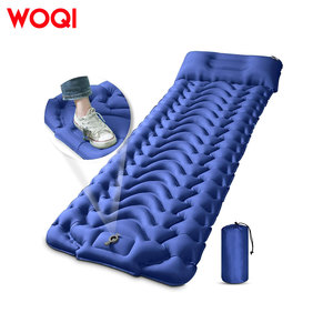 Matelas de couchage gonflable ultraléger WOQI pour le camping, pompe intégrée, idéal pour le camping, la randonnée, Airpad, sac de transport - Product Image 2