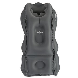 Coussin de voyage gonflable pour le cou en TPU avec valve EZ, réglable, pour le camping - Product Image 3
