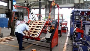 Khí nén USA loại gỗ Pallet nailer Hướng dẫn sử dụng máy đóng đinh sử dụng máy để làm cho Pallet gỗ - Product Image 6