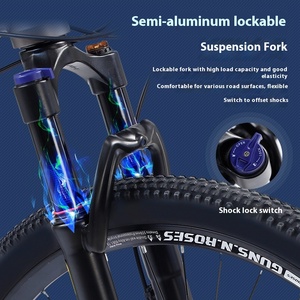 Vélo de montagne en alliage d'aluminium, 24 vitesses, léger, suspension avant, roues de 27,5/29 pouces, nouveau modèle, frein à disque à huile tout-terrain, adultes - Product Image 3