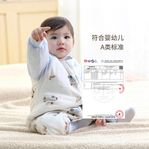 Saco de <span class=keywords><strong>Dormir</strong></span> para Cuna de Bebé, Clase Invierno, 270g, Grueso, Edredón Infantil con Diseño de Pingüino, Piernas Separadas, Anti-Patadas, Anti-Sobresalto, Cierre de Botones - Product Image 3